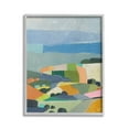 thumbnail image 1 of Stupell Industries Farmland Shapes Abstraction Landscape Painting Gray Framed Art Print Wall Art, 24 x 30, 1 of 9