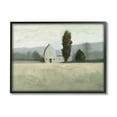 thumbnail image 1 of Stupell Industries Farmside Landscape White Barn Green Meadow Black Framed, 24 x 30, Design by James Wiens, 1 of 8