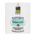 thumbnail image 1 of Stupell Industries Eclectic Fashion Blue Diamond Paint Glam Paintbrush Designer Style Canvas Art, 24 x 30, by Amanda Greenwood, 1 of 7