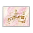 thumbnail image 1 of Stupell Industries Fashion Bottle Trio Gold Glam Abstract Pattern, 20 x 16,Design by Ziwei Li, 1 of 5