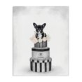 thumbnail image 1 of Stupell Industries Contemporary Fashion Box Stack Dog Grey Pink Canvas Art, 30 x 40, by Ziwei Li, 1 of 7