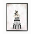 thumbnail image 1 of Stupell Industries Fashion Box Stack Dog Pink Pet Painting Framed Wall Art by Ziwei Li, 1 of 7
