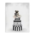 thumbnail image 1 of Stupell Industries Contemporary Fashion Box Stack Pet Dog Pink Grey Canvas Art, 30 x 40, by Ziwei Li, 1 of 7