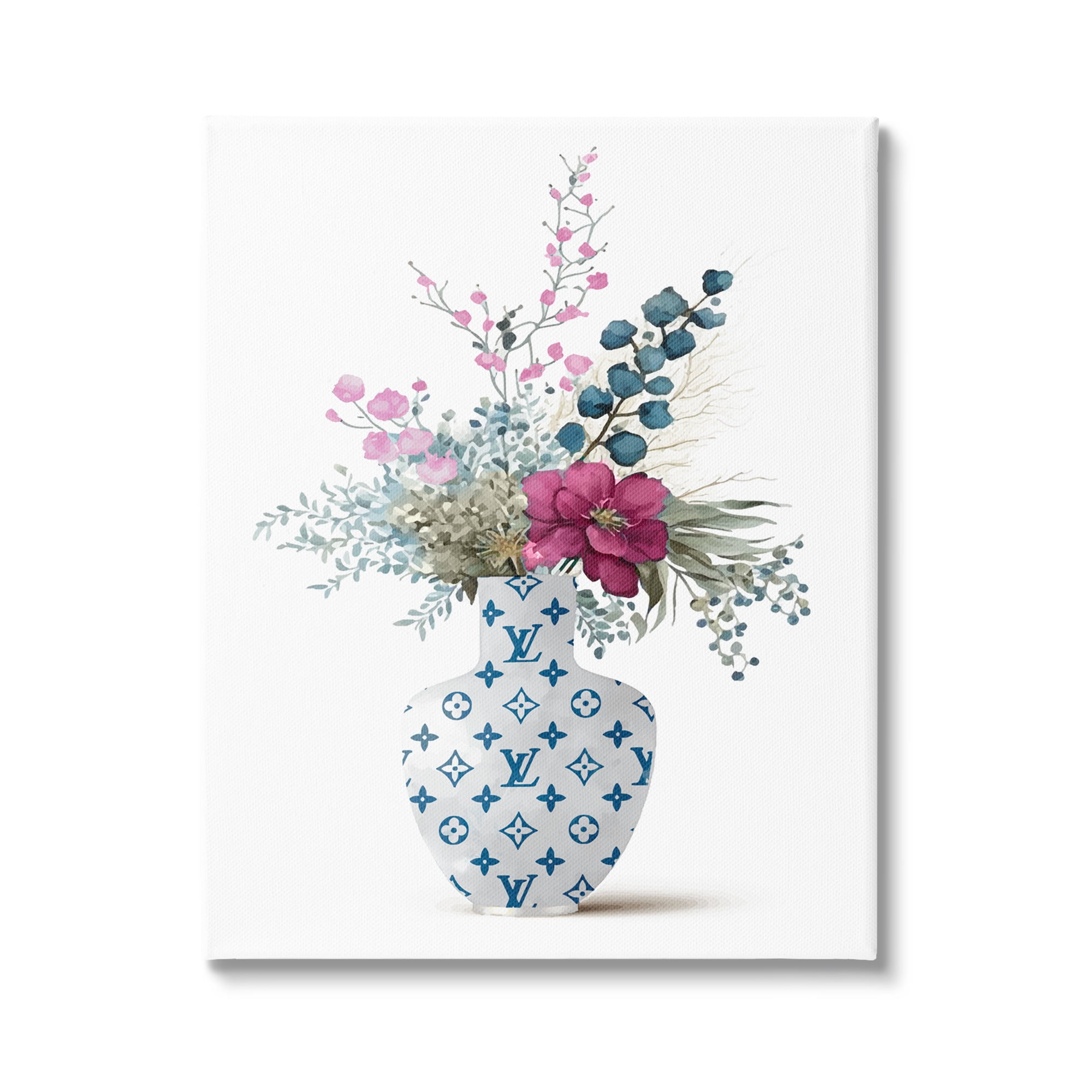Stupell Industries Fashion Brand Bouquet Botanical & Floral Painting Gallery Wrapped Canvas Print Wall Art, 30 x 40