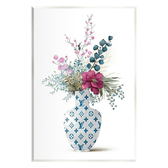 Stupell Industries Fashion Brand Bouquet Botanical & Floral Painting Unframed Art Print Wall Art, 13 x 19