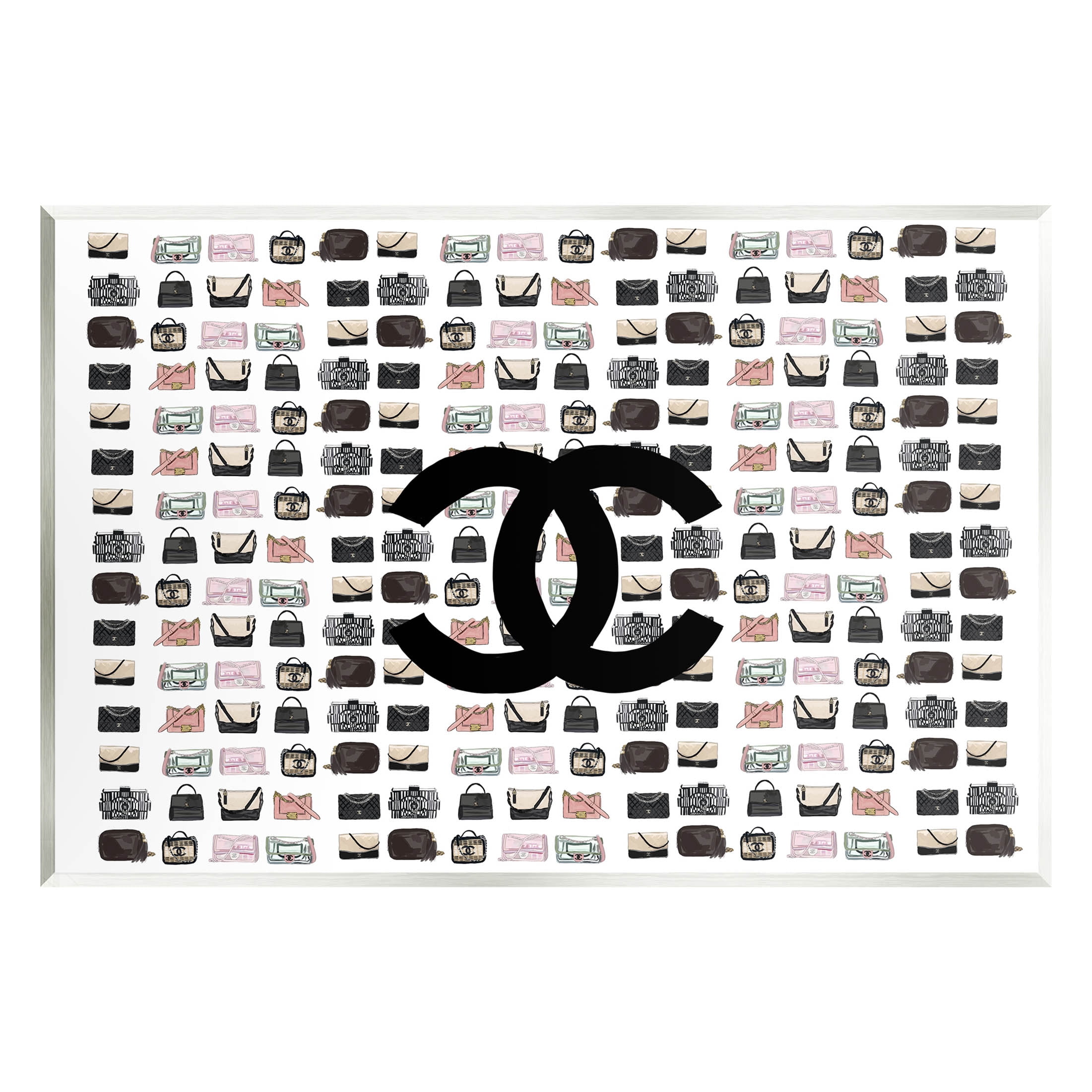 Stupell Industries Fashion Brand Glam Purses Graphic Art Unframed Art Print Wall Art, Design by Amelia Noyes