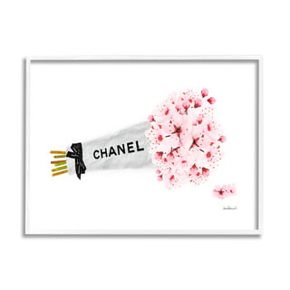 Chanel No. 5 in Golden Chic Art 6x6 Mini CANVAS Gallery Wrap can HANG or  SIT! Art Office and Home ideas 