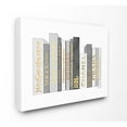 thumbnail image 1 of Stupell Industries Fashion Designer Bookstack Gray Gold Watercolor Canvas Wall Art by Amanda Greenwood, 1 of 6
