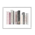 thumbnail image 1 of Stupell Industries Fashion Designer Bookstack Pink Grey Watercolor White Framed Art Print Wall Art, 11x14, by Amanda Greenwood, 1 of 7