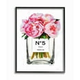 thumbnail image 1 of Stupell Industries Fashion Designer Flower Bottle Pink Roses Watercolor Framed Wall Art by Amanda Greenwood, 1 of 1