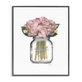 thumbnail image 1 of Stupell Industries Art Deco Fashion Designer Flower Jar Pink Watercolor Black Framed Giclee Art, 16 x 20, by Amanda Greenwood, 1 of 7