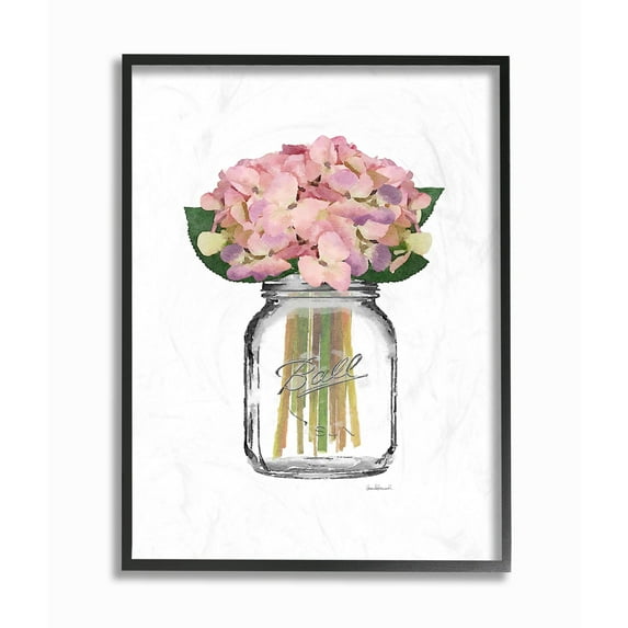 Stupell Industries Fashion Designer Flower Jar Pink Watercolor Framed Wall Art by Amanda Greenwood
