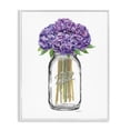 thumbnail image 1 of Stupell Industries Glam Fashion Designer Flower Jar Purple Watercolor White Framed Giclee Art, 11 x 14, by Amanda Greenwood, 1 of 7