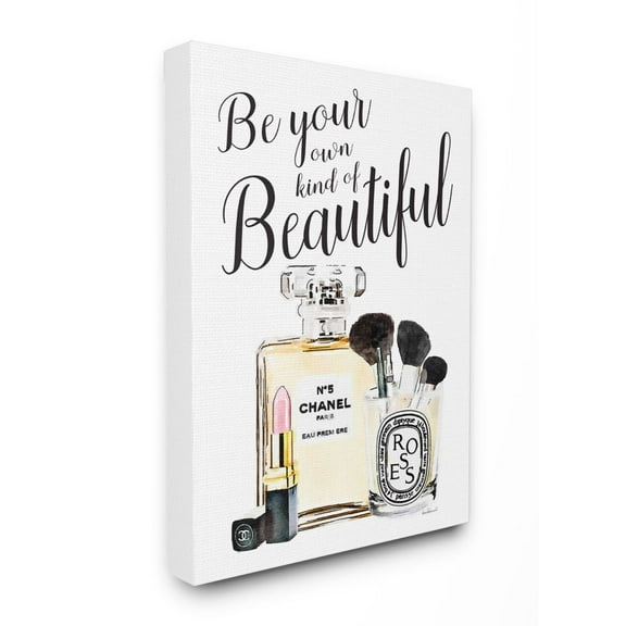 Stupell Industries Fashion Designer Makeup Inspiring Word Watercolor Canvas Wall Art by Amanda Greenwood