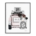 thumbnail image 1 of Stupell Industries Art Deco Fashion Designer Makeup Perfume Lipstick Pink Watercolor Black Framed Giclee Art, 16 x 20, by Amanda Greenwood, 1 of 8