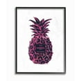 thumbnail image 1 of Stupell Industries Fashion Designer Pineapple Pink Black Watercolor Framed Wall Art by Amanda Greenwood, 1 of 1