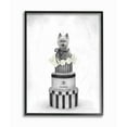 thumbnail image 1 of Stupell Industries Fashion Dog Box Stack Gray Painting Framed Wall Art by Ziwei Li, 1 of 1