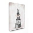 thumbnail image 1 of Stupell Industries Fashion Dog Box Stack Pink Gray Painting Canvas Wall Art by Ziwei Li, 1 of 1