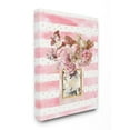 thumbnail image 1 of Stupell Industries Fashion Floral Vase Pink Flowers Stripe Pattern Design by Ziwei Li, 30" x 40", 1 of 1