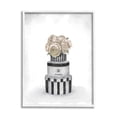 thumbnail image 1 of Stupell Industries Fashion Flower Box Stack Neutral Grey Painting, 16 x 20,Design by Ziwei Li, 1 of 8