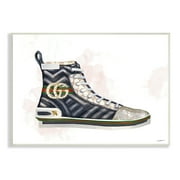 Stupell Industries Fashion Forward Pleated Sneaker Designer Glam Style, 10 x 15, Designed by Ziwei Li