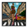 thumbnail image 1 of Stupell Industries Contemporary Fashion Girl in Big City Black Framed Giclee Art, 12 x 12, by Tara Boone, 1 of 8
