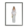 thumbnail image 1 of Stupell Industries Fashion Girl with Champagne Food & Beverage Painting Black Framed Art Print Wall Art, 24 x 30, 1 of 8