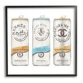 thumbnail image 1 of Stupell Industries Fashion Glam Brand Beverage Cans Graphic Art Black Framed Art Print Wall Art, Design by Ziwei Li, 1 of 7