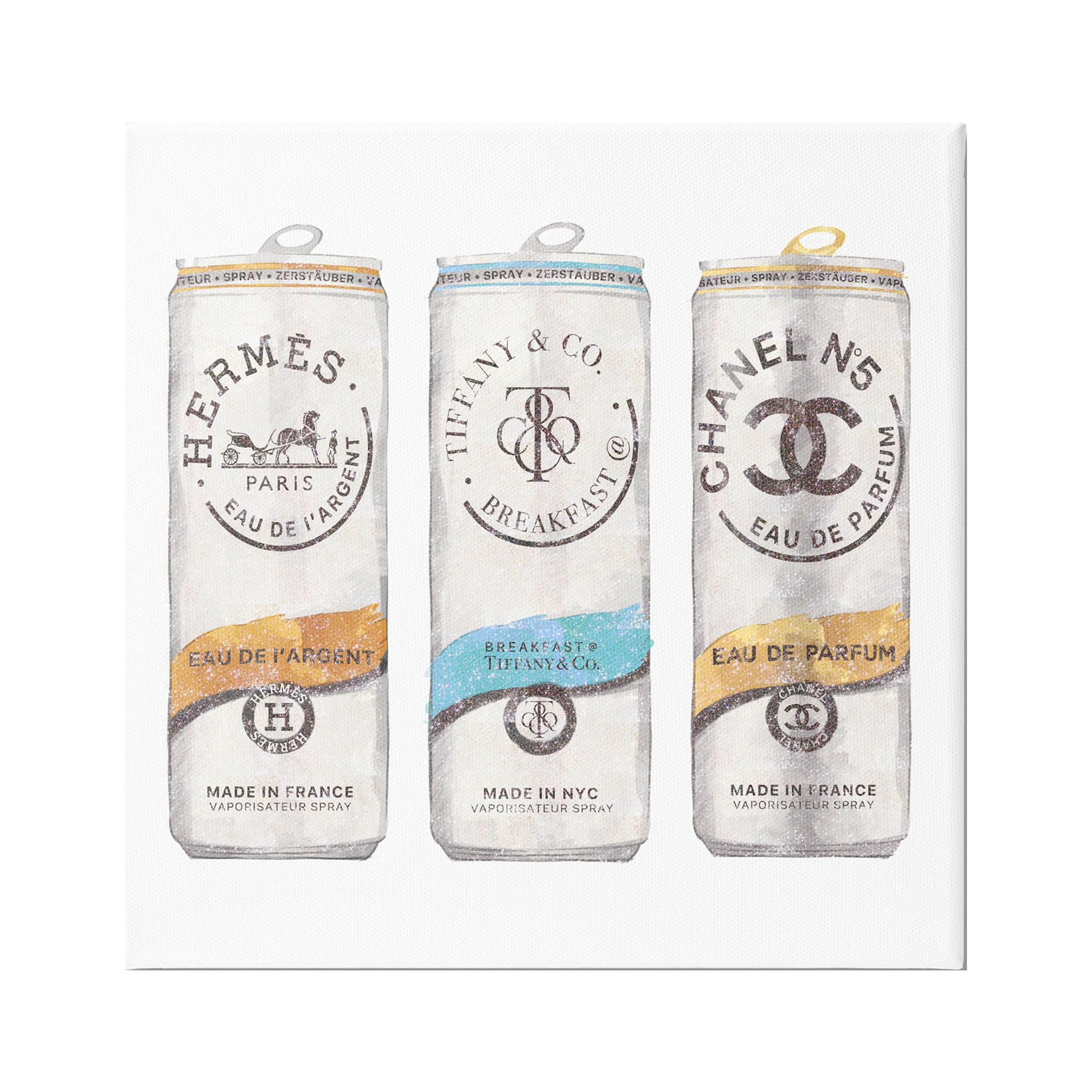 Stupell Industries Fashion Glam Brand Beverage Cans Graphic Art Gallery Wrapped Canvas Print Wall Art, Design by Ziwei Li