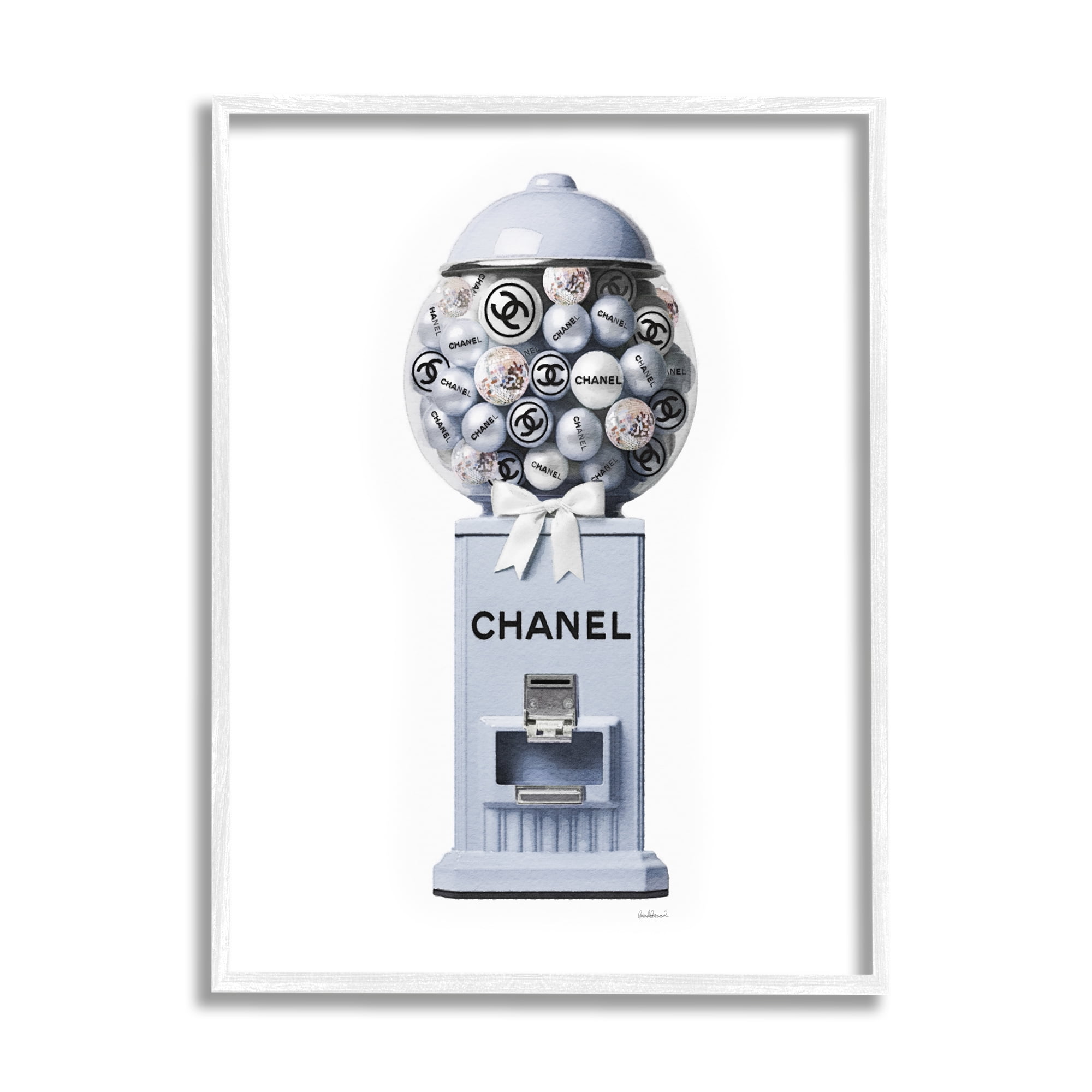 Stupell Industries Fashion Glam Candy Beauty & Fashion Painting White Framed Art Print Wall Art, 11 x 14