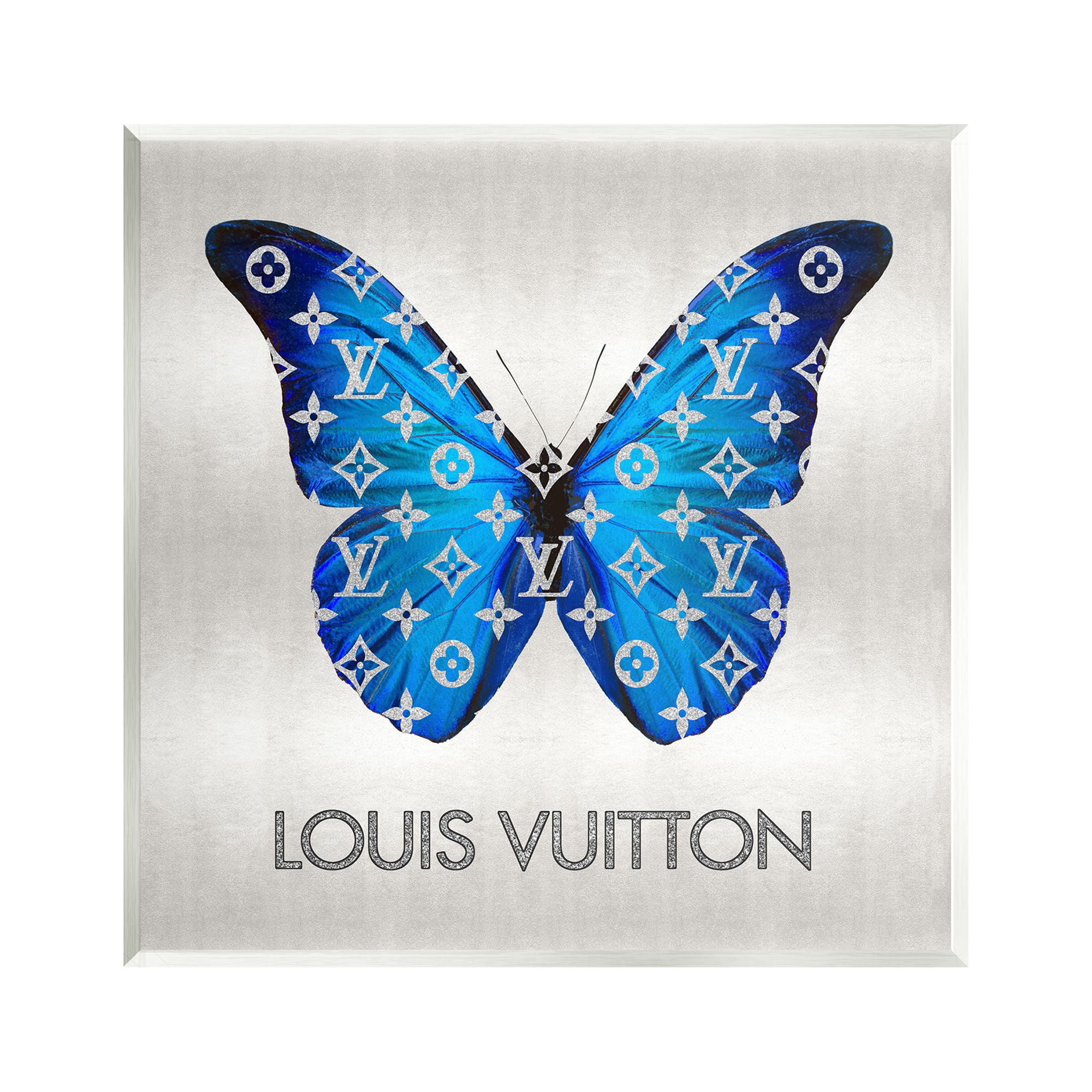 Stupell Industries Fashion Logo Butterfly Animals & Insects Painting Unframed Art Print Wall Art, 12 x 12