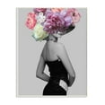 thumbnail image 1 of Stupell Industries Fashion Model Portrait Flower Gray Collage Design Wall Plaque by Ziwei Li, 1 of 5
