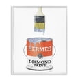 thumbnail image 1 of Stupell Industries Eclectic Fashion Pop Diamond Paint Can Designer Soup Red White Framed Giclee Art, 24 x 30, by Amanda Greenwood, 1 of 7