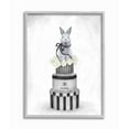 thumbnail image 1 of Stupell Industries Fashion Rabbit Box Stack Neutral Gray Painting Framed Wall Art by Ziwei Li, 1 of 8