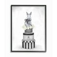 thumbnail image 1 of Stupell Industries Fashion Rabbit Box Stack Neutral Gray Painting Framed Wall Art by Ziwei Li, 1 of 1