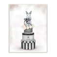 thumbnail image 1 of Stupell Industries Fashion Rabbit Box Stack Pink Painting Wall Plaque by Ziwei Li, 1 of 1