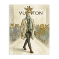 thumbnail image 1 of Stupell Industries Shabby Chic Fashion Runway Giraffe Canvas Art, 24 x 30, by Grotto Studios, 1 of 8