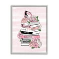 thumbnail image 1 of Stupell Industries Fashion Style Elegance Phrases Glamourous Flowered Bookstack ,16 x 20, Design by Martina Pavlova, 1 of 7
