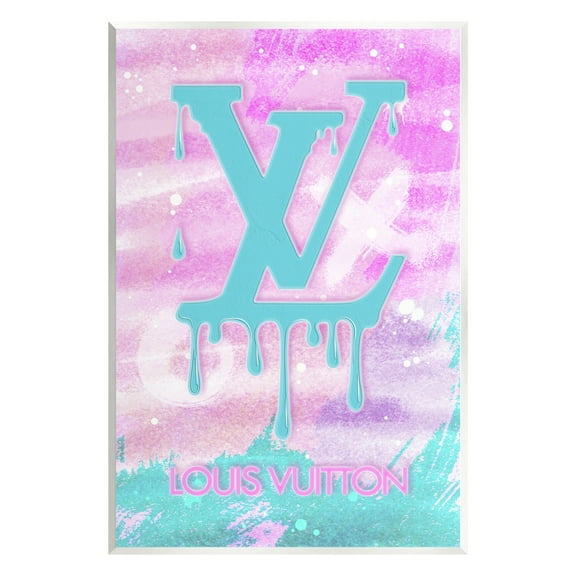 Stupell Industries Fashion Symbol Dripping Typography Painting Unframed Art Print Wall Art, 10 x 15