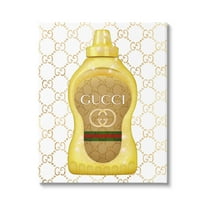 Stupell Industries Fashionable Brunch Condiment Patterned Glam Emblem Graphic Art Gallery Wrapped Canvas Print Wall Art, Design by Ziwei Li