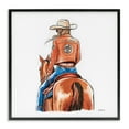 thumbnail image 1 of Stupell Industries Fashionable Chic Cowgirl People Painting Black Framed Art Print Wall Art, 12 x 12, 1 of 2
