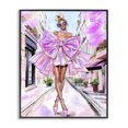 thumbnail image 1 of Stupell Industries Fashionista in Big City Black Framed Giclee Art design by Jess Stempel, 20 x 16, 1 of 8