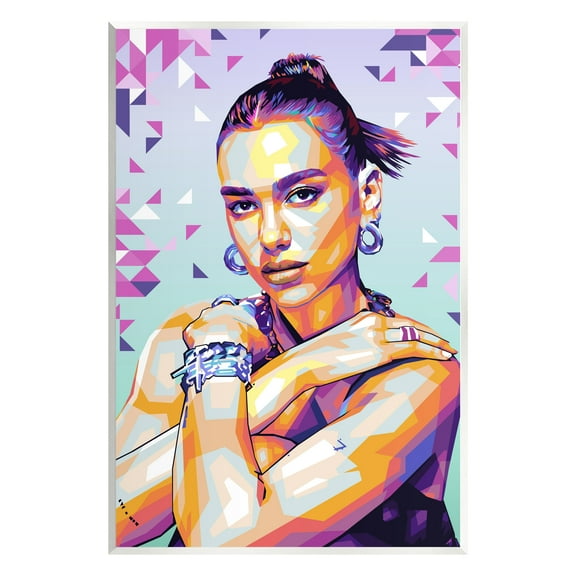 Stupell Industries Fashionista with Accessories Abstract Painting Unframed Art Print Wall Art, 10 x 15