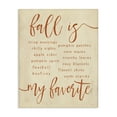 thumbnail image 1 of Stupell Industries Favorite Fall Activities Text & Numbers Painting Wrapped Canvas Art Print Wall Art, 36 x 48, 1 of 8