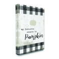 thumbnail image 1 of Stupell Industries Favorite Season Is Pumpkin Funny Autumn Plaid Word DesignCanvas Wall Art By Artist Daphne Polselli, 1 of 3