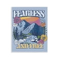thumbnail image 1 of Stupell Industries Fearless And Free Mountains Wall Plaque Art design by Jedco Brands, Inc., 14 x 11, 1 of 7