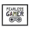 thumbnail image 1 of Stupell Industries Contemporary Fearless Gamer Retro Black Floating Frame Canvas Art, 21 x 17, by Yass Naffas Designs, 1 of 8