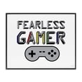 thumbnail image 1 of Stupell Industries Contemporary Fearless Gamer Retro Black Framed Giclee Art, 14 x 11, by Yass Naffas Designs, 1 of 8