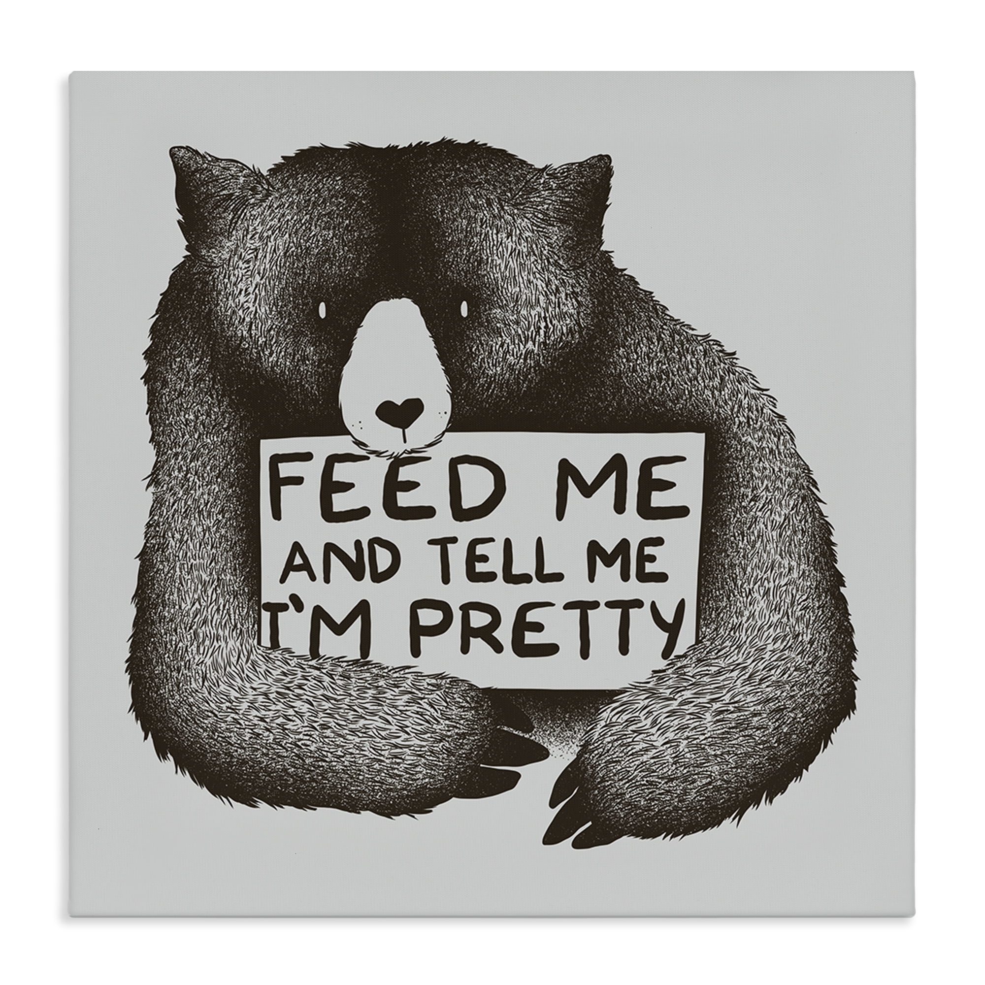 Stupell Industries Feed & Tell Me I'm Pretty Canvas Wall Art, design by Tobe Fonseca
