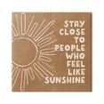 thumbnail image 1 of Stupell Industries Feel Like Sunshine Supportive Friendship Boho Sun Rays Graphic Art Gallery Wrapped Canvas Print Wall Art, Design by Susan Ball, 1 of 7